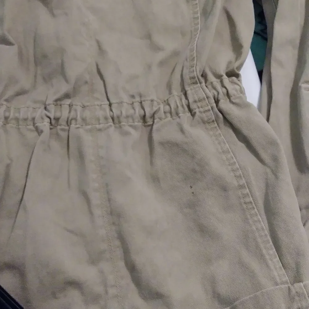 Red Snap Tan Zip Up Field Utility Jacket - Picture 3 of 5